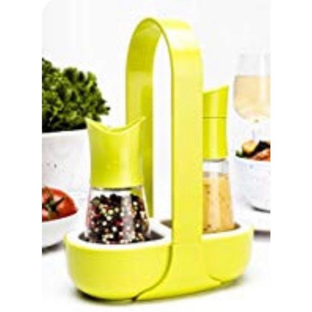 Zak 2 Section Condiment Caddy, Kiwi Color